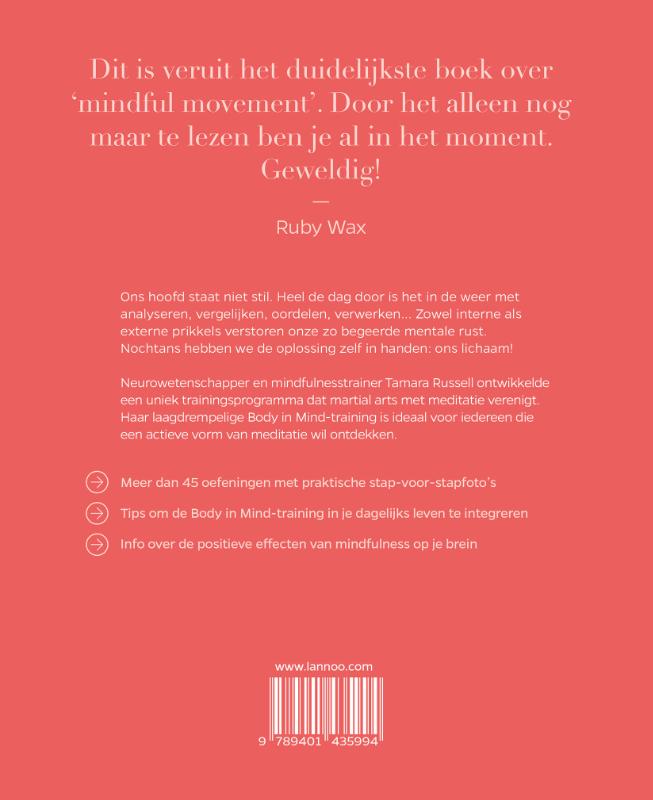 Achterkant van De mindful work-out
