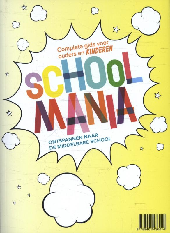 Achterkant van Schoolmania