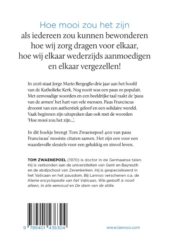 Achterkant van Hoe mooi zou het zijn