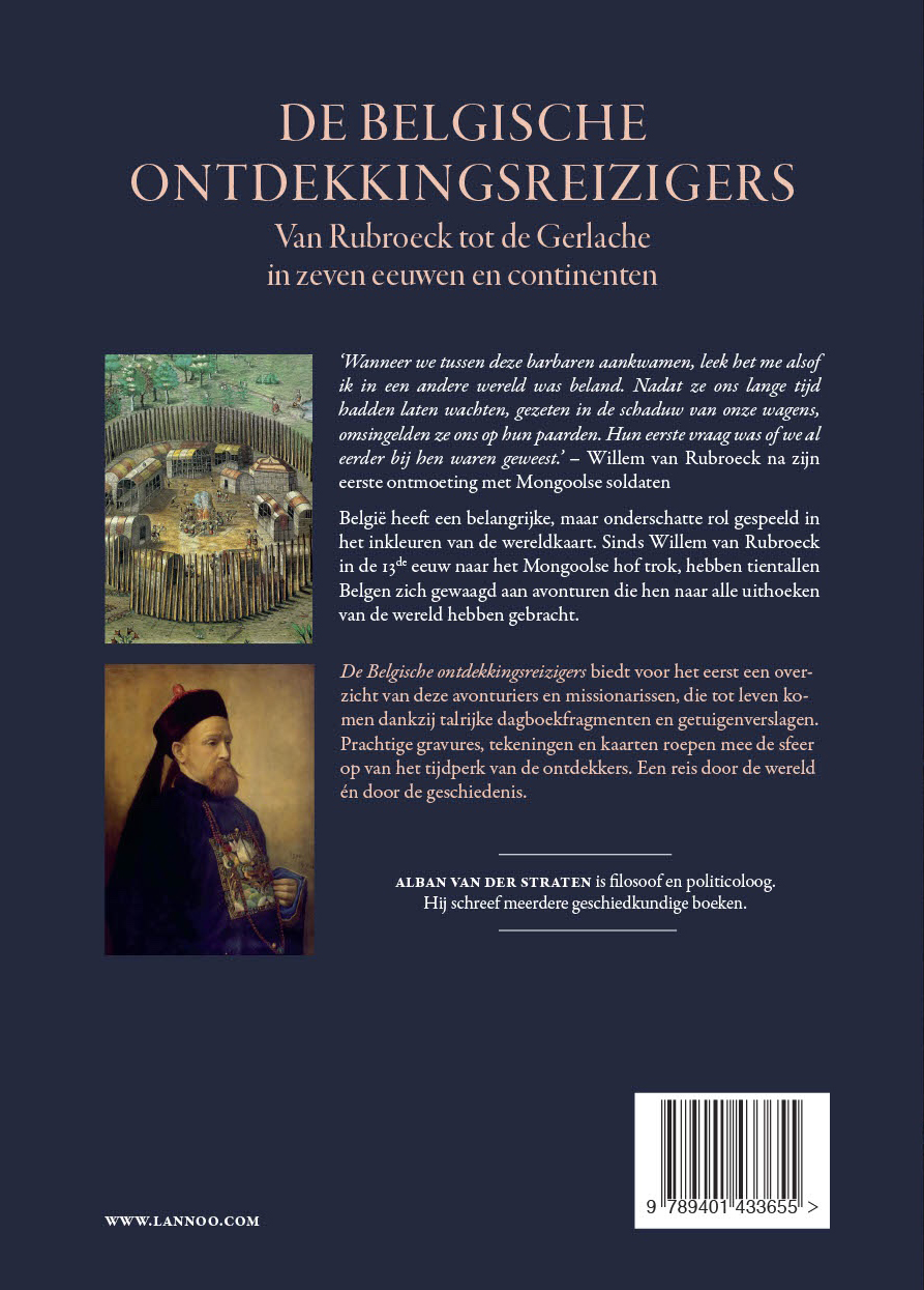 Achterkant van De Belgische ontdekkingsreizigers