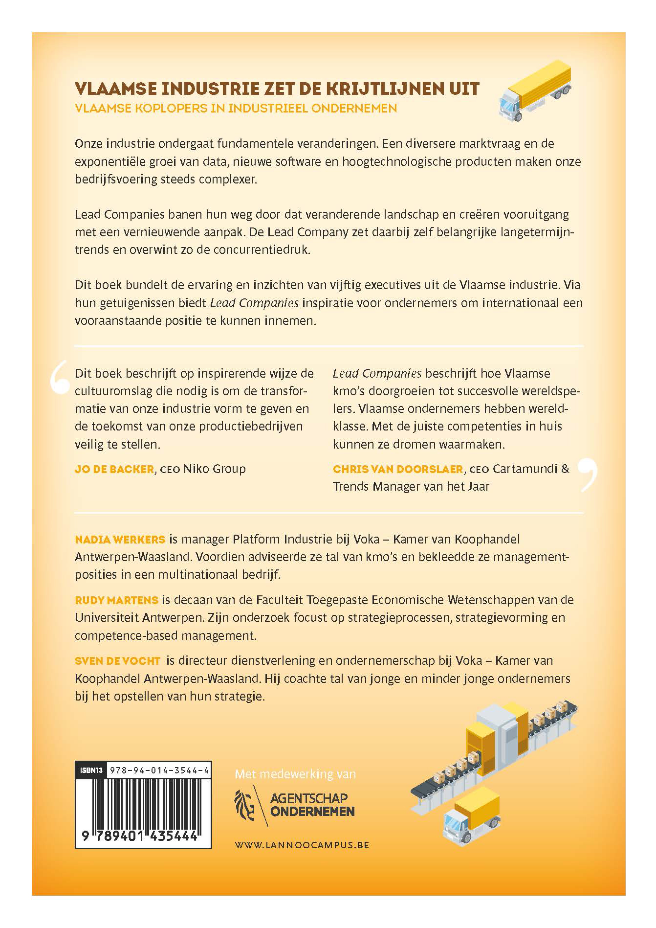 Achterkant van Lead companies