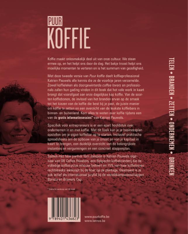 Achterkant van Puur Koffie