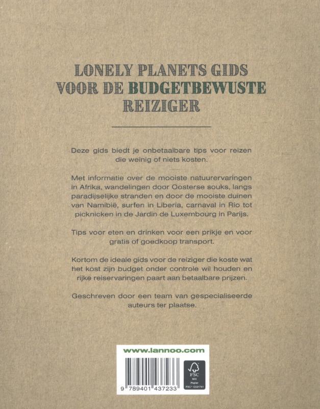 Achterkant van Het grote gratis op reis boek