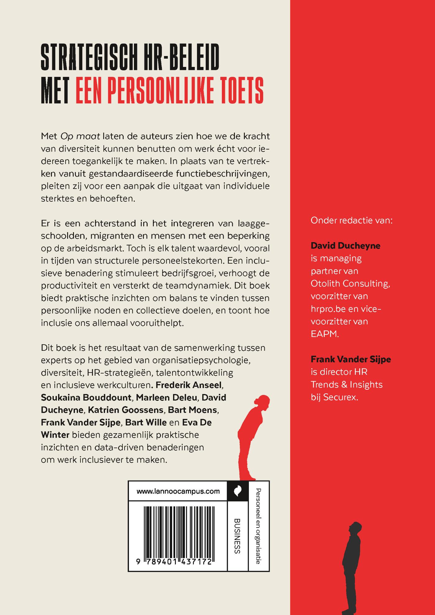 Achterkant van Op maat