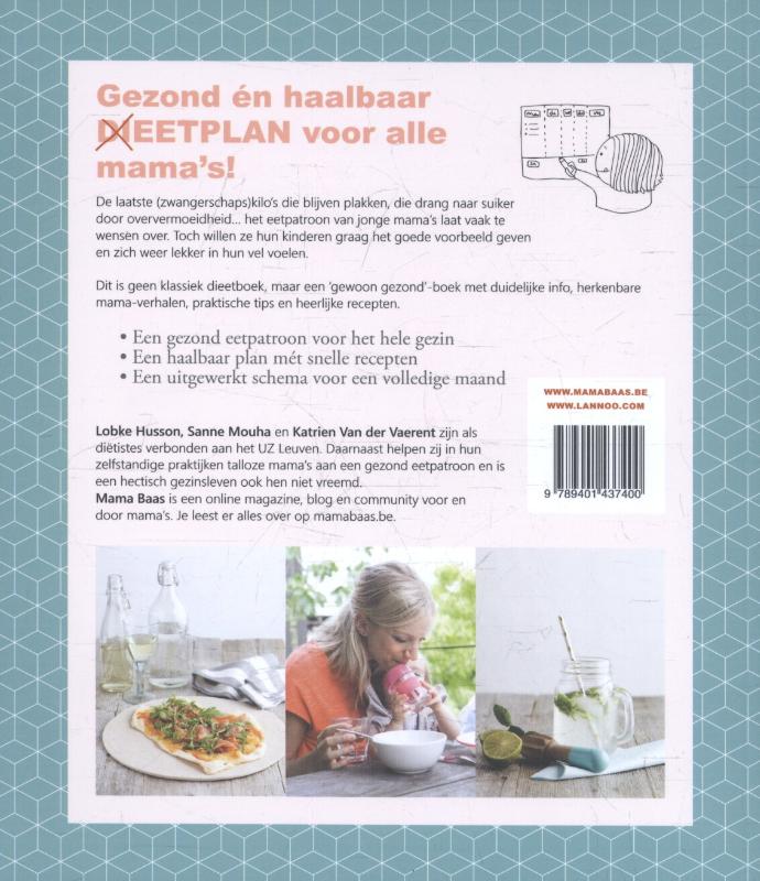 Achterkant van Mama (di)eet