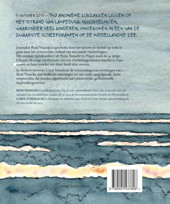 Achterkant van Verloren