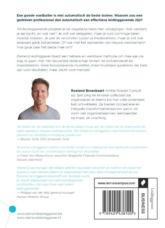 Achterkant van Dienend leidinggeven