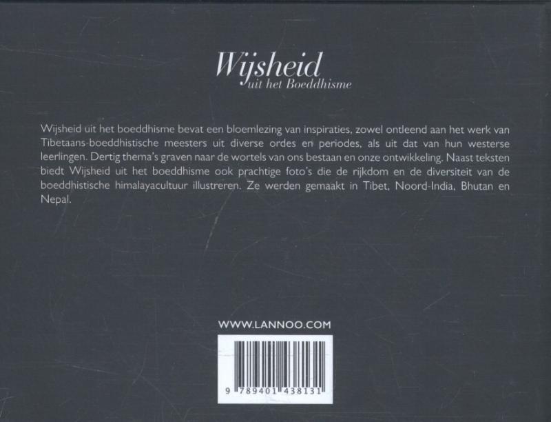 Achterkant van Wijsheid uit het Boeddhisme