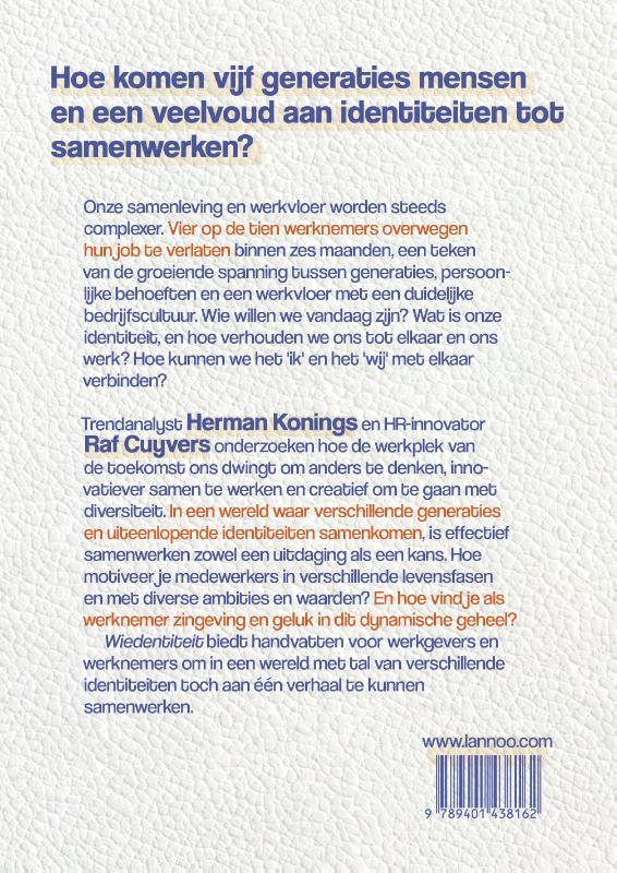 Achterkant van Wiedentiteit