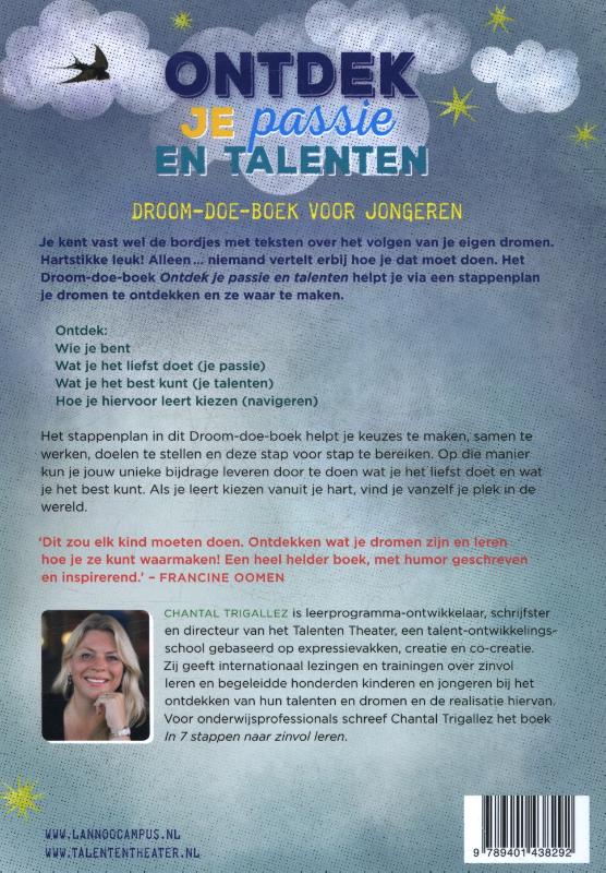 Achterkant van Ontdek je passie en talenten