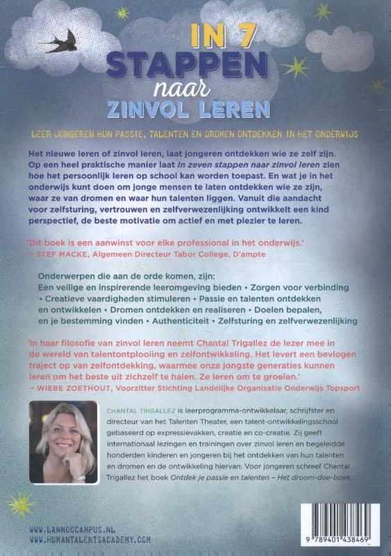 Achterkant van In 7 stappen naar zinvol leren