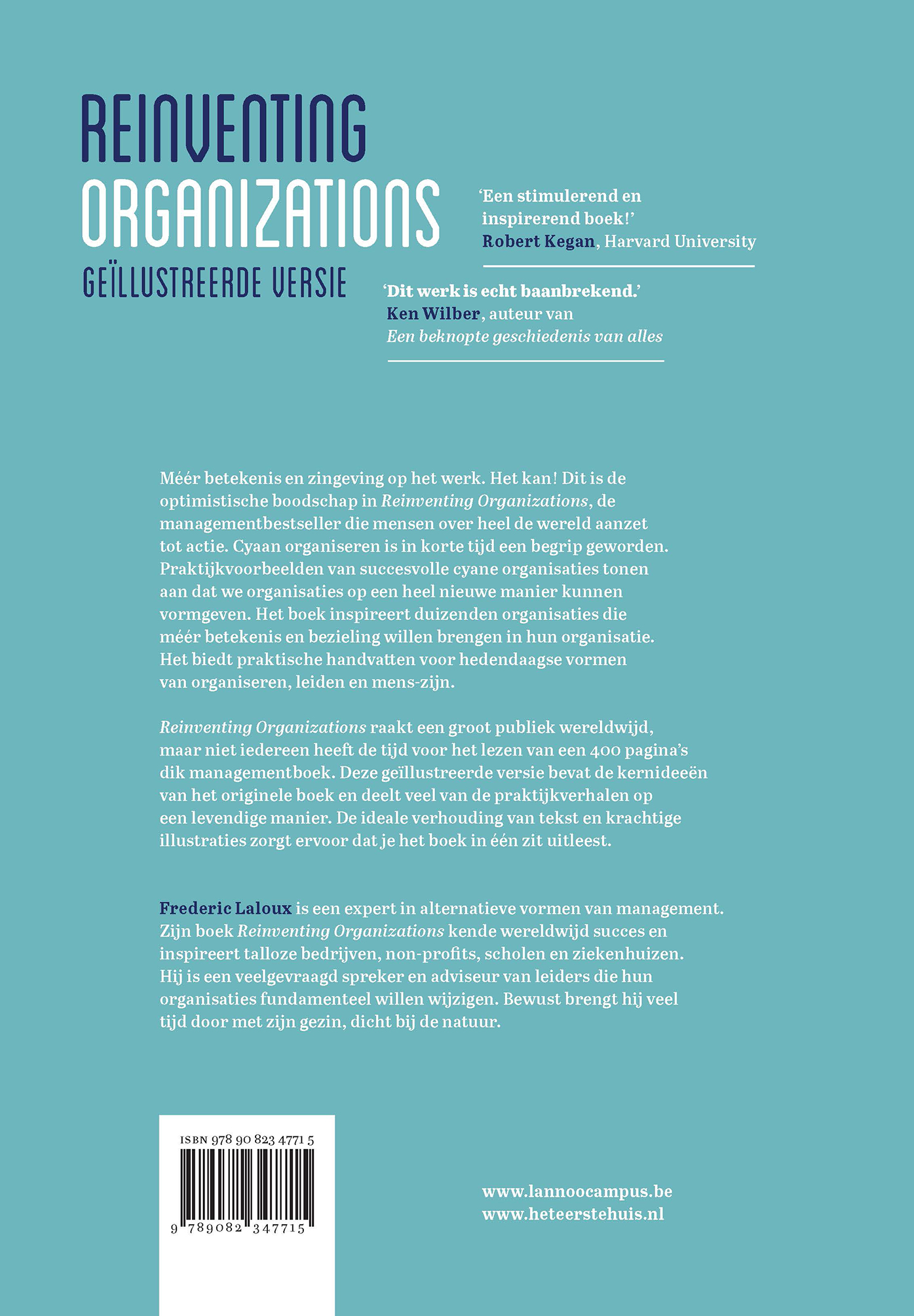 Achterkant van Reinventing organizations
