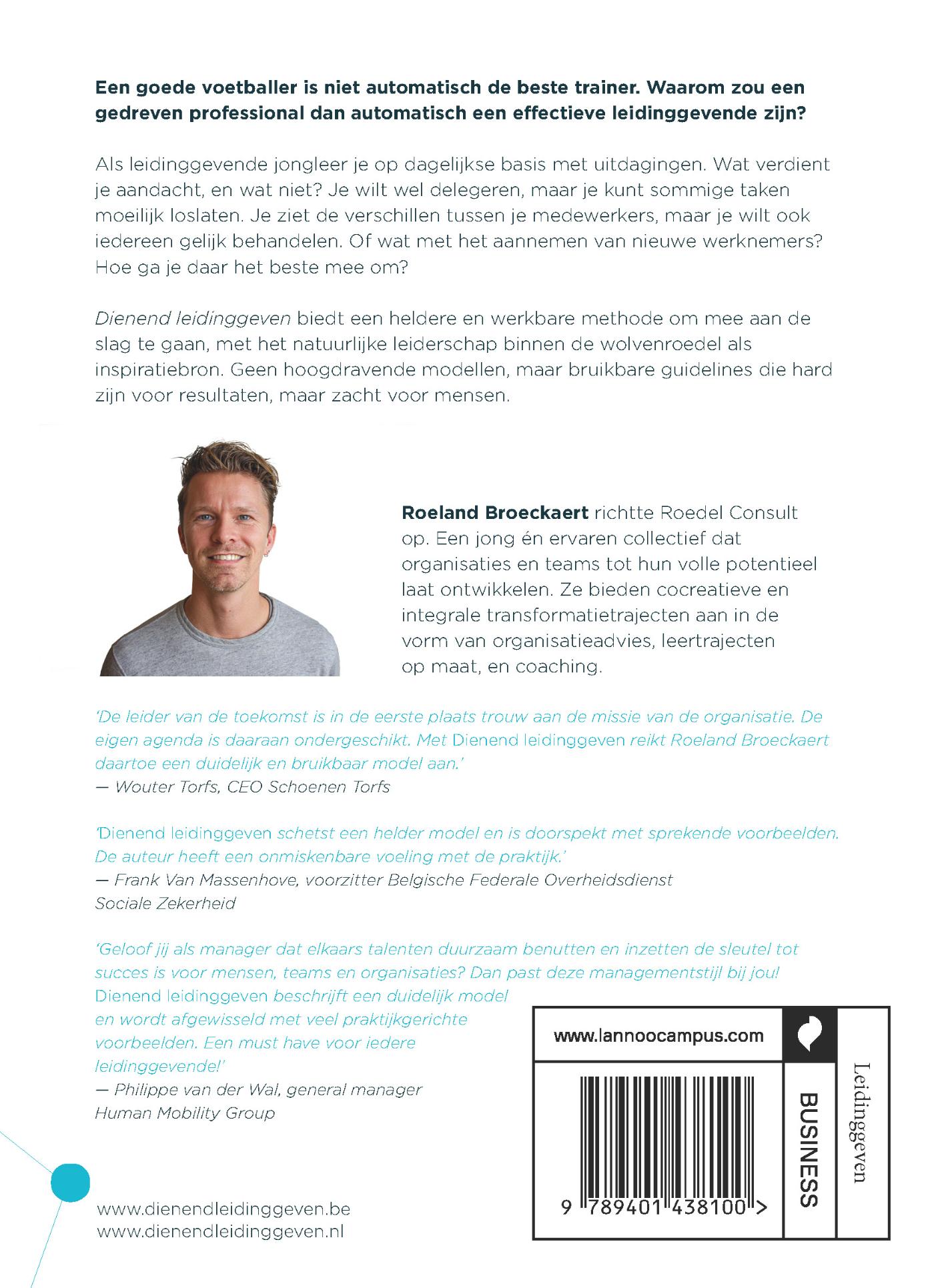 Achterkant van Dienend leidinggeven