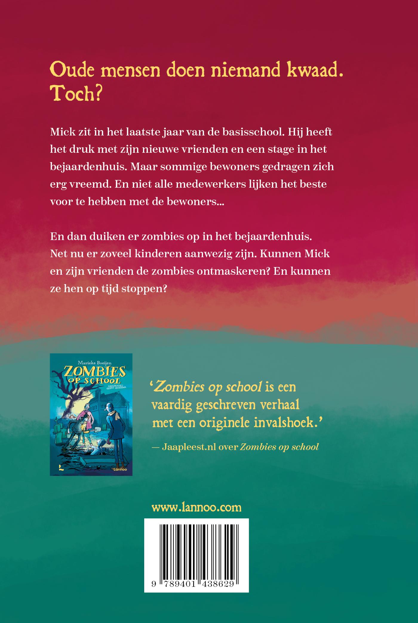 Achterkant van Zombies undercover