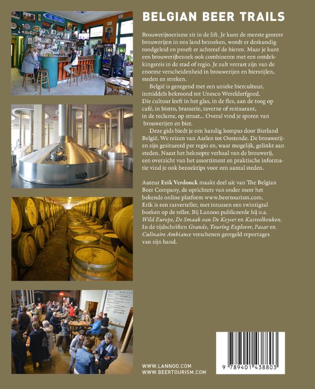 Achterkant van Belgian beer trails