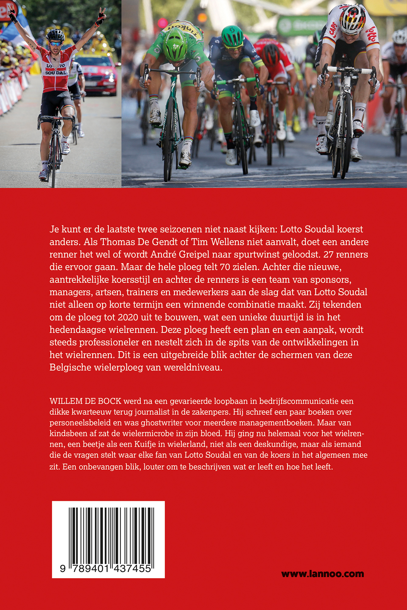 Achterkant van Lotto Soudal