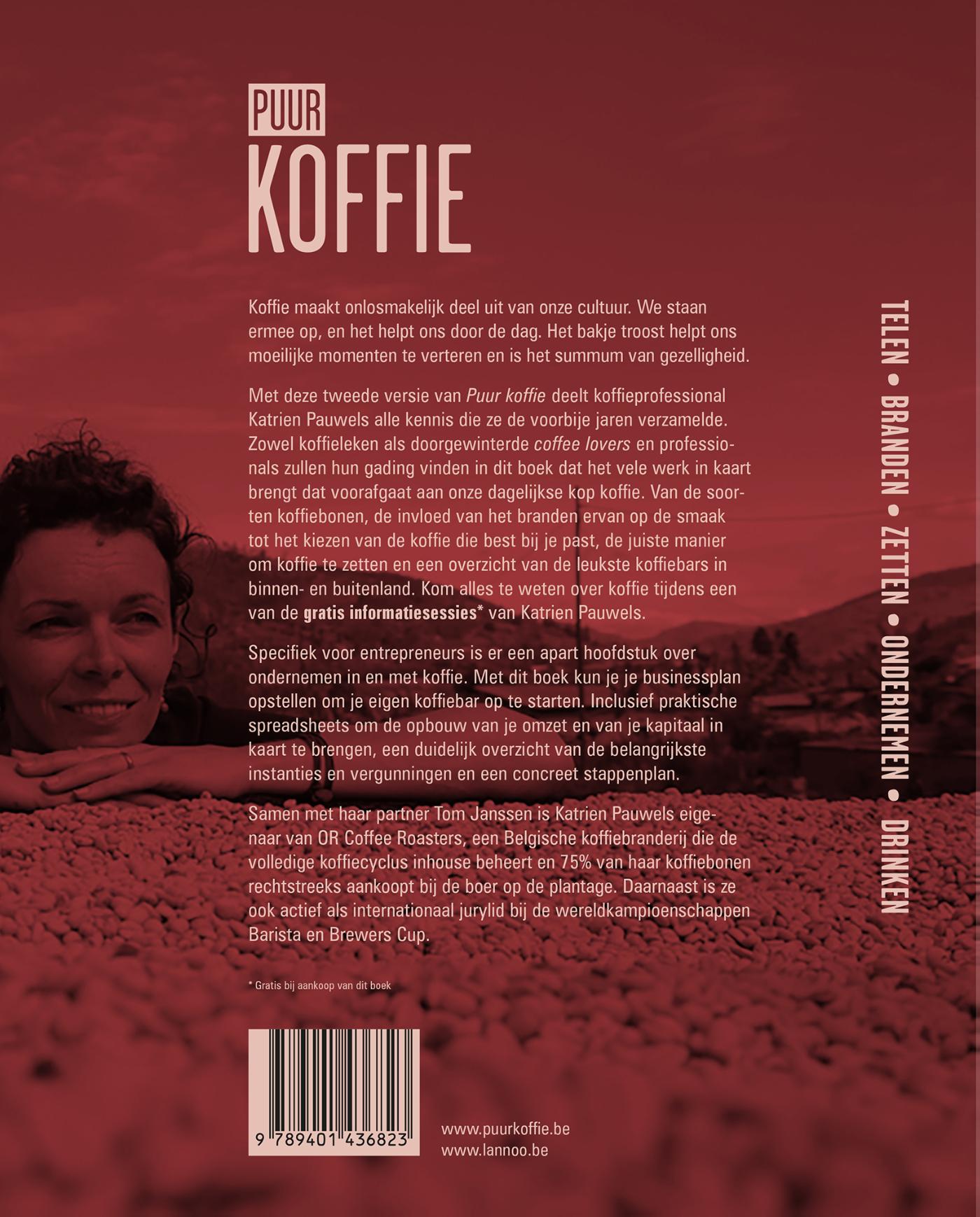 Achterkant van Puur Koffie
