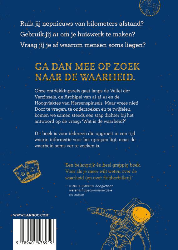 Achterkant van Op zoek naar de waarheid
