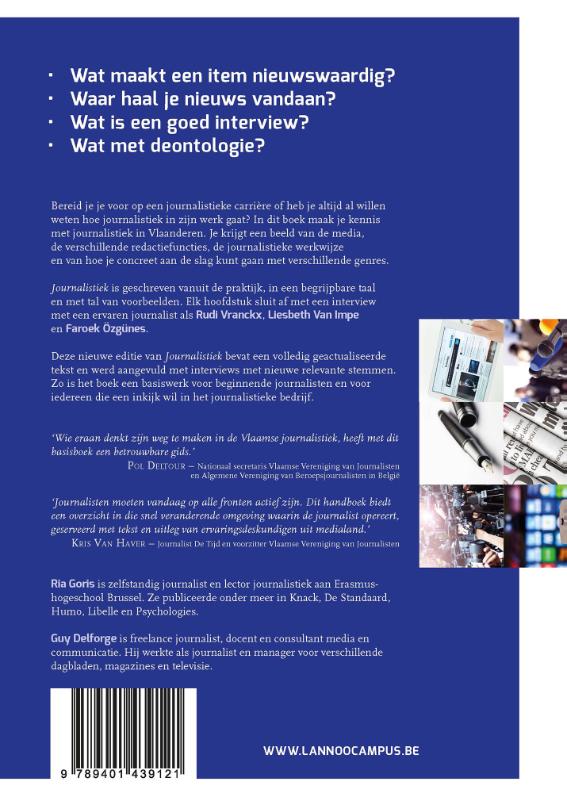 Achterkant van Journalistiek