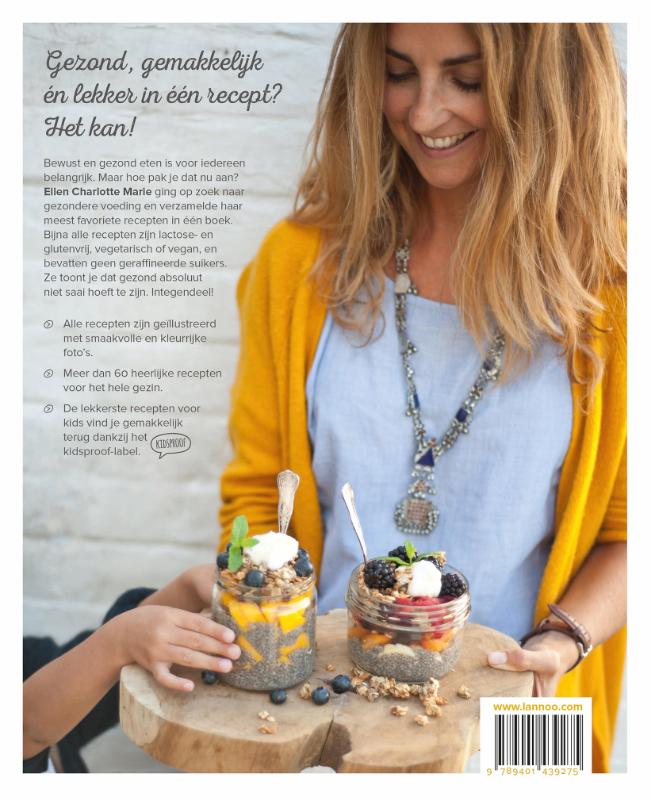 Achterkant van One healthy family