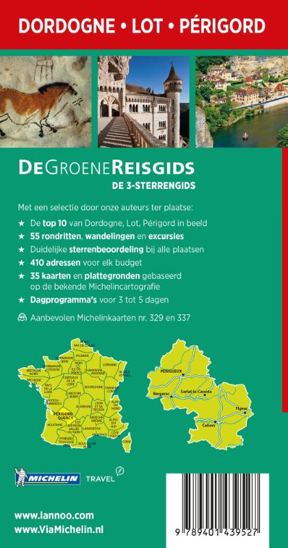 Achterkant van Dordogne-Lot-Périgord