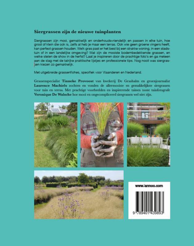 Achterkant van De mooiste grassen voor de tuin