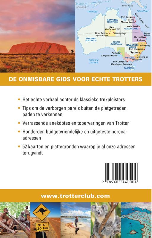 Achterkant van Oostkust + Red Centre