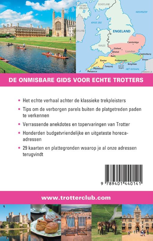 Achterkant van Trotter Zuid-Engeland
