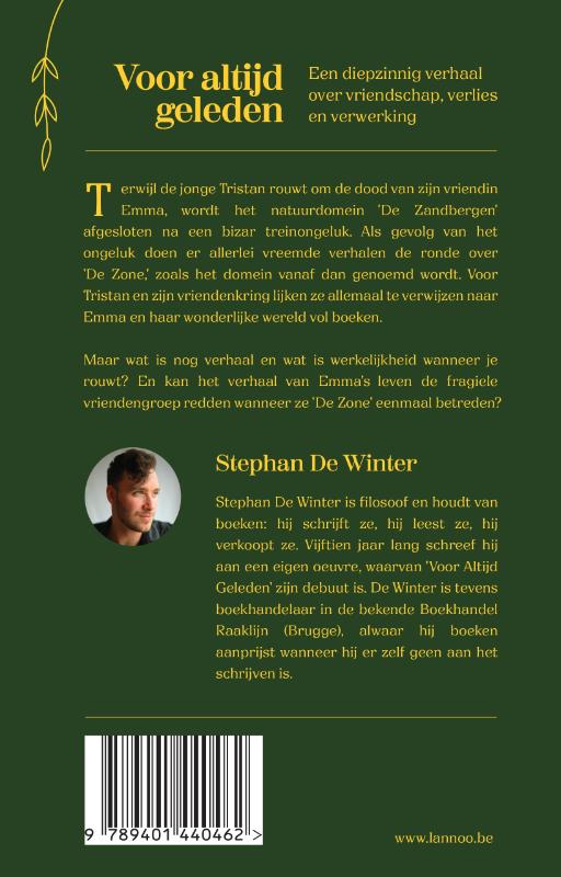 Achterkant van Voor altijd geleden