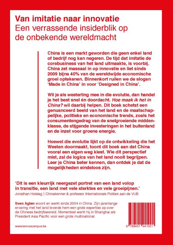 Achterkant van Hoe maak ik het in China?