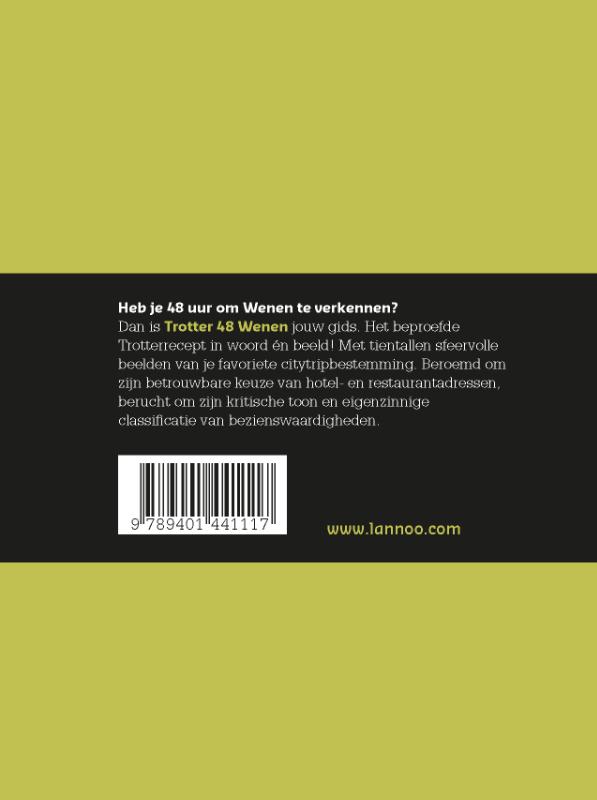 Achterkant van 48 uur Wenen