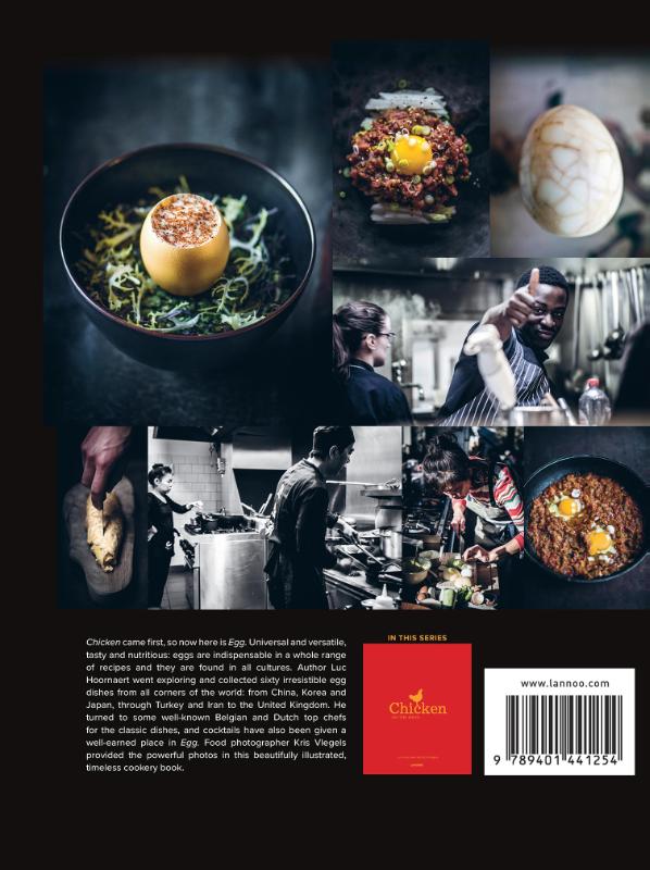 Achterkant van Egg on the menu