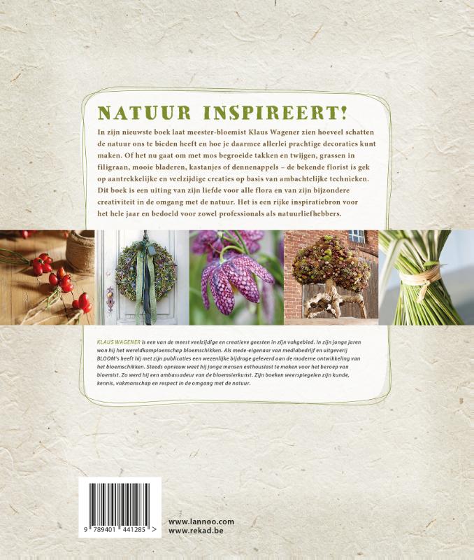 Achterkant van Natuurlijk bloemschikken