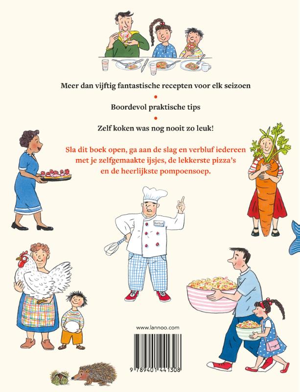 Achterkant van Het grote kinderkookboek