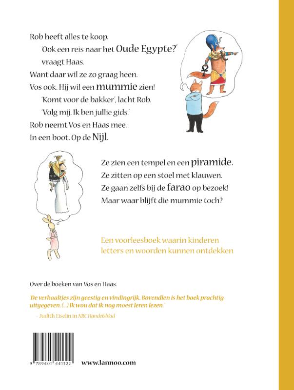 Achterkant van Het land van de Nijl