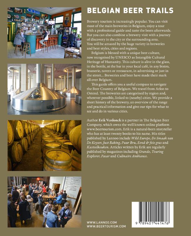 Achterkant van Belgian beer trails