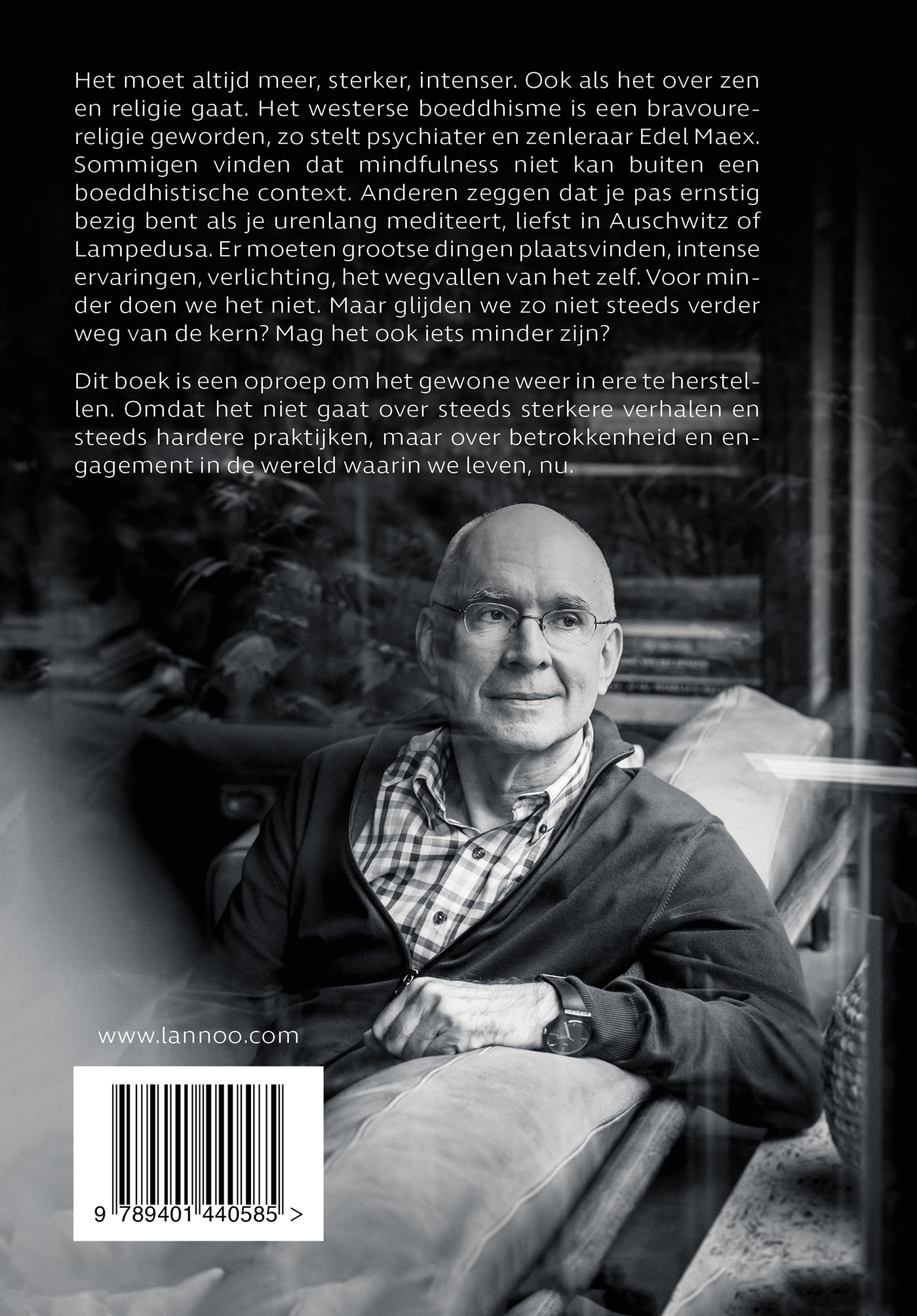 Achterkant van Pleidooi voor het gewone