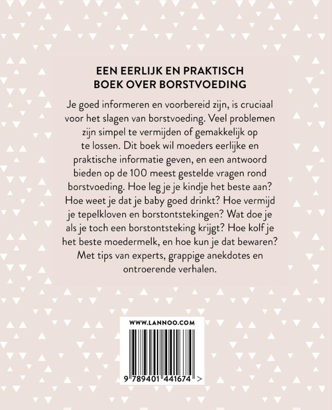 Achterkant van De 100 meest gestelde vragen over borstvoeding