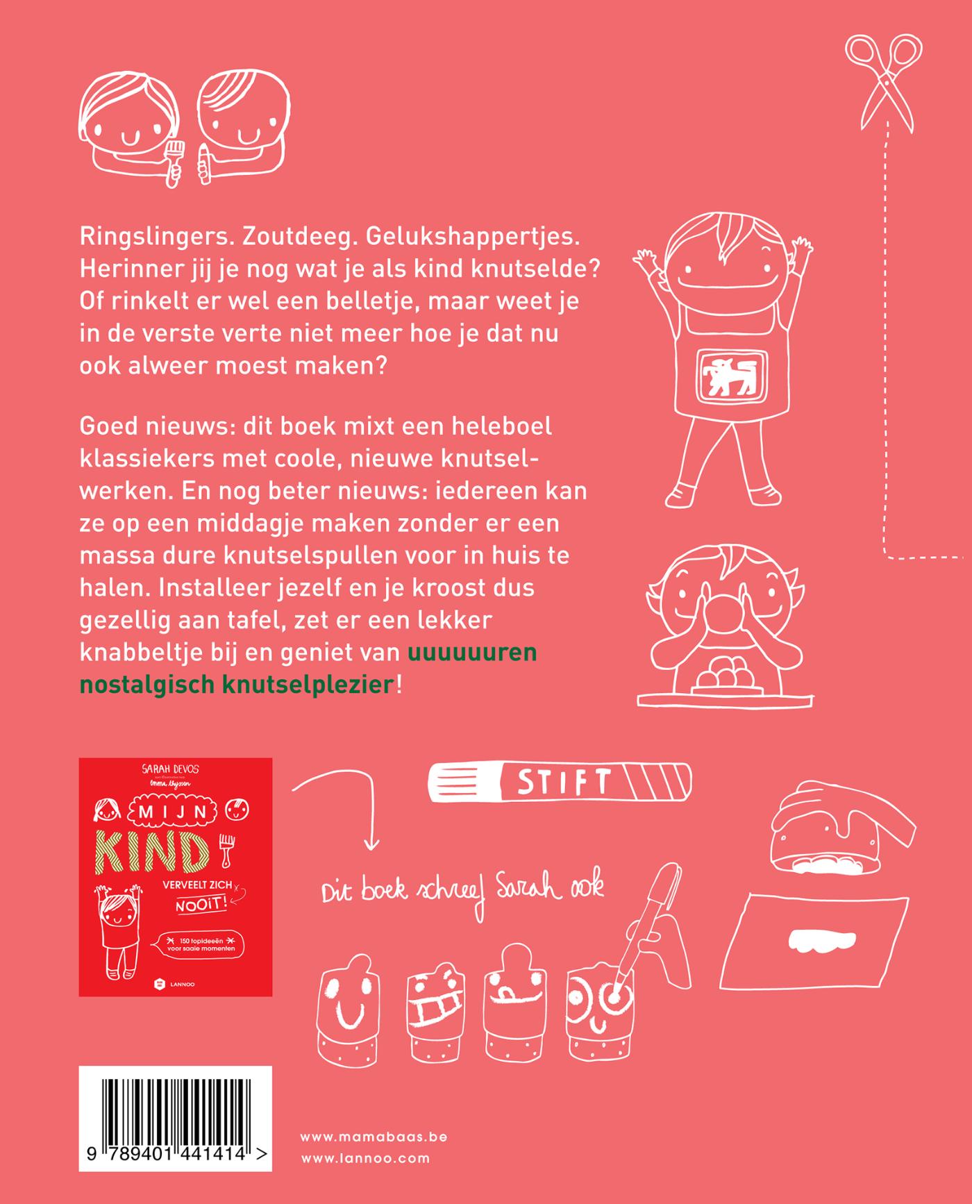 Achterkant van Mijn kind knutselt graag!