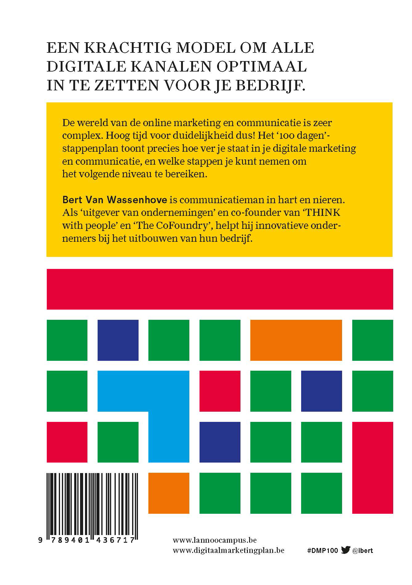 Achterkant van Een digitaal marketingplan in 100 dagen