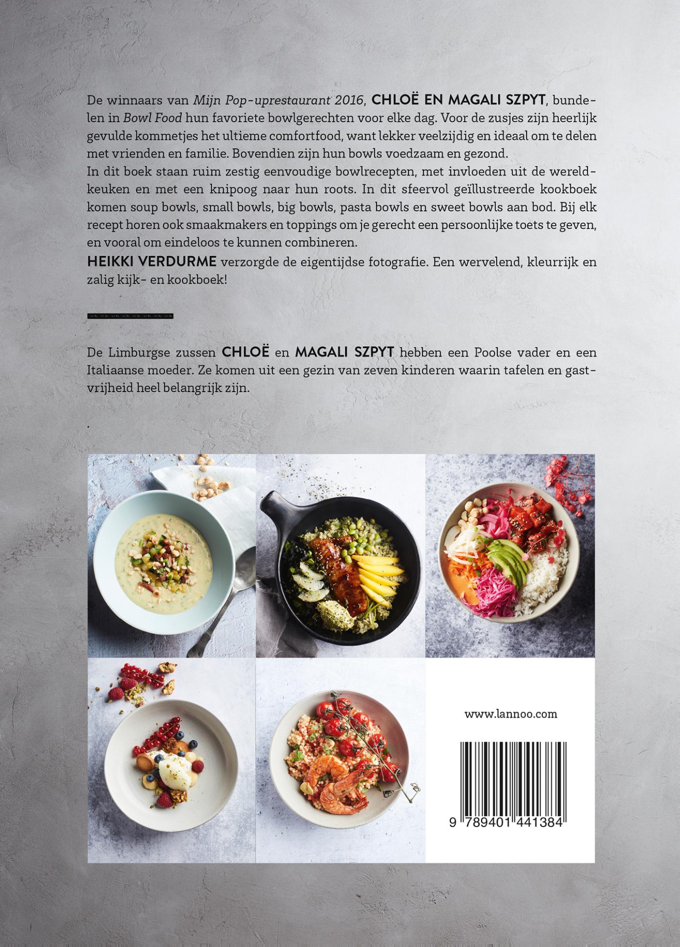 Achterkant van Bowl Food
