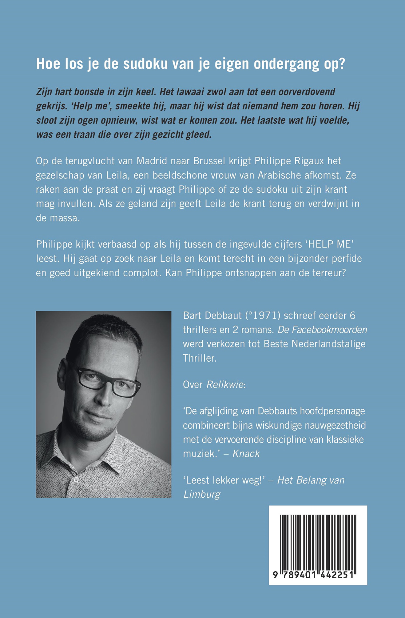 Achterkant van Sudoku