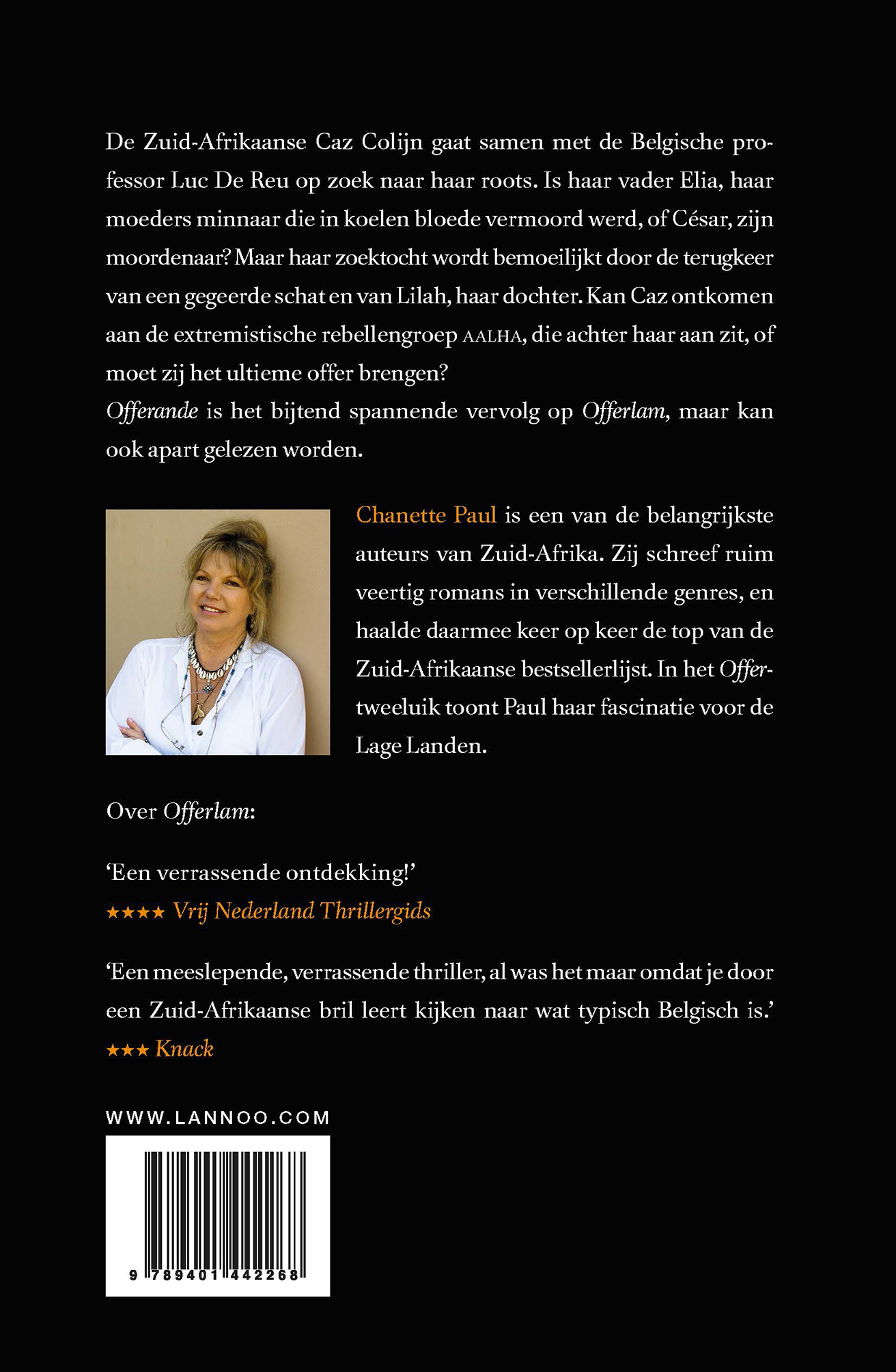 Achterkant van Offerande