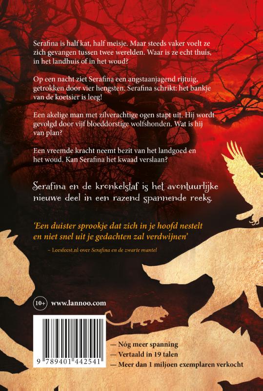 Achterkant van Serafina en de kronkelstaf