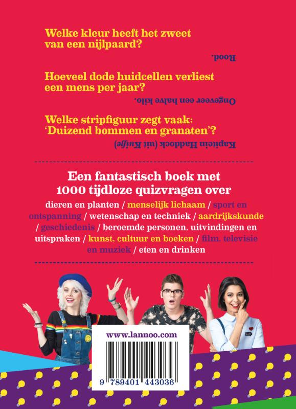 Achterkant van Het dikke Ketnet quizboek