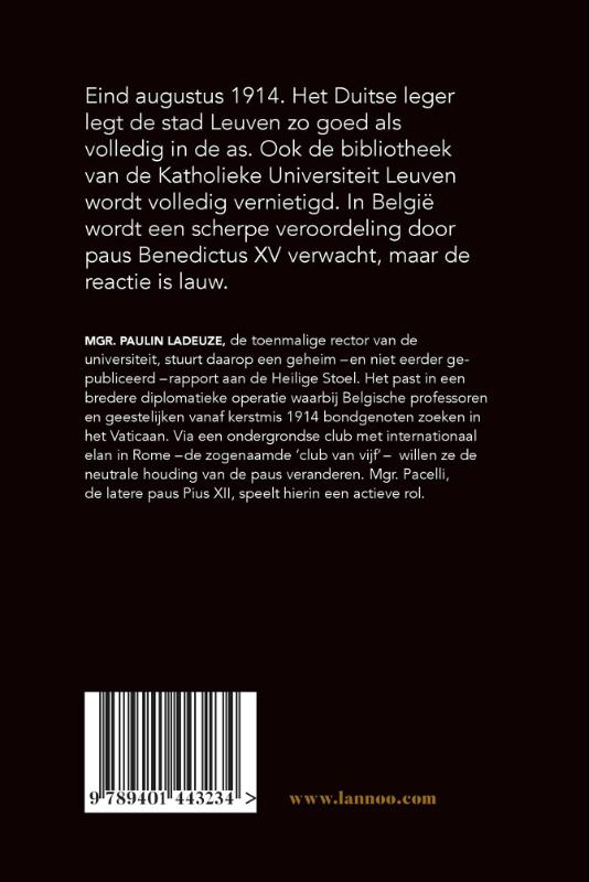 Achterkant van DE OORLOG EN HET VATICAAN-ANDERE DIENSTEN