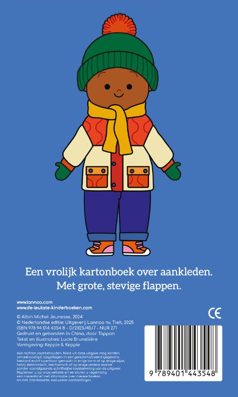 Achterkant van Ik kleed me aan