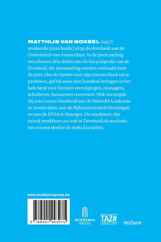 Achterkant van Domheid als methode