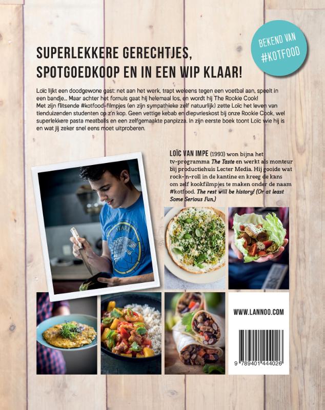 Achterkant van Loïc The Rookie Cook