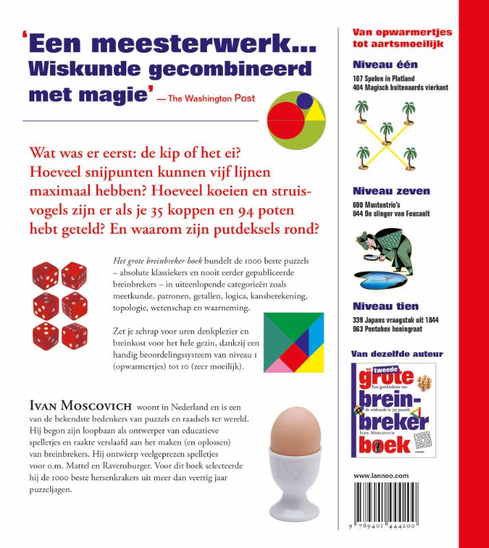 Achterkant van Het grote breinbreker boek - midprice